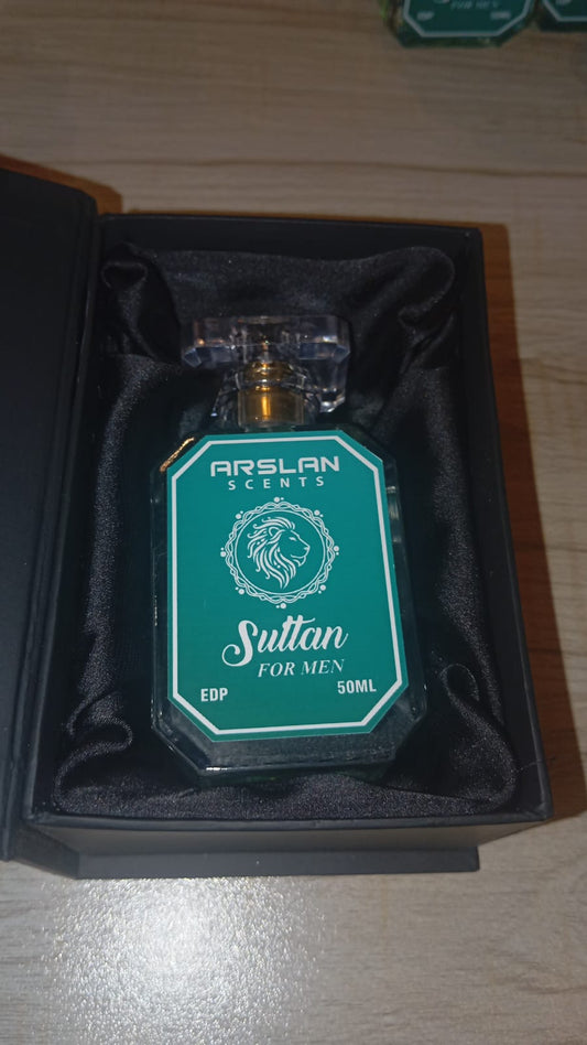 Arslan Scents Sultan Perfume for Men – Long Lasting Eau de Parfum (50ml, EDP)