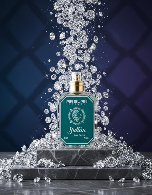 Arslan Scents Sultan Perfume for Men – Long Lasting Eau de Parfum (50ml, EDP)
